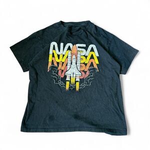 NASA Vintage Early 2000’s Y2K Faded Distressed Graphic T-Shirt
